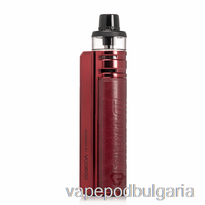 Vape 10000 Дръпки Voopoo Drag H80s Pod Mod Kit Plum Red